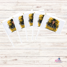 Load image into Gallery viewer, Custom Graduation Mini Flags (set of 6)