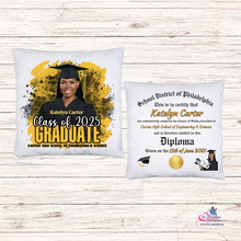 Load image into Gallery viewer, Custom Graduation Pillow