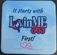 Load image into Gallery viewer, It starts with LuvinME First Rubber Coasters (Set of 4)