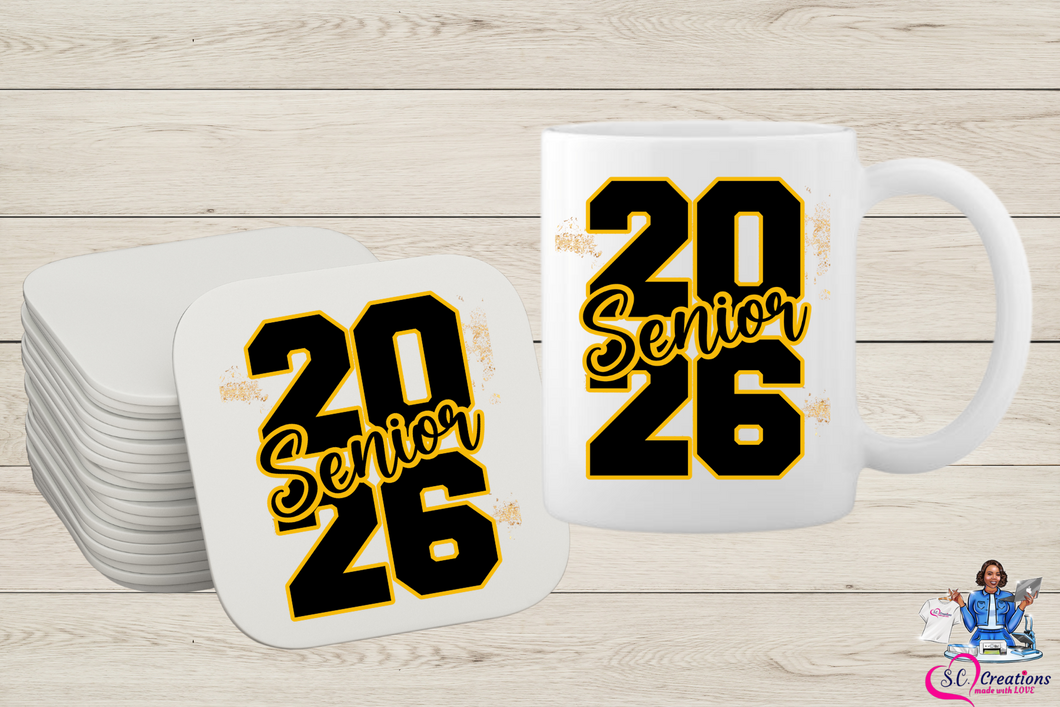 Senior Class of 2026 Mug & Coaster Set