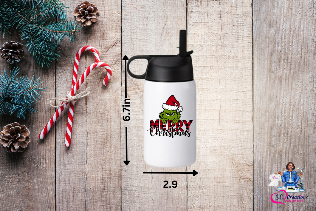 12oz Kids Christmas Tumbler-Gmas Design