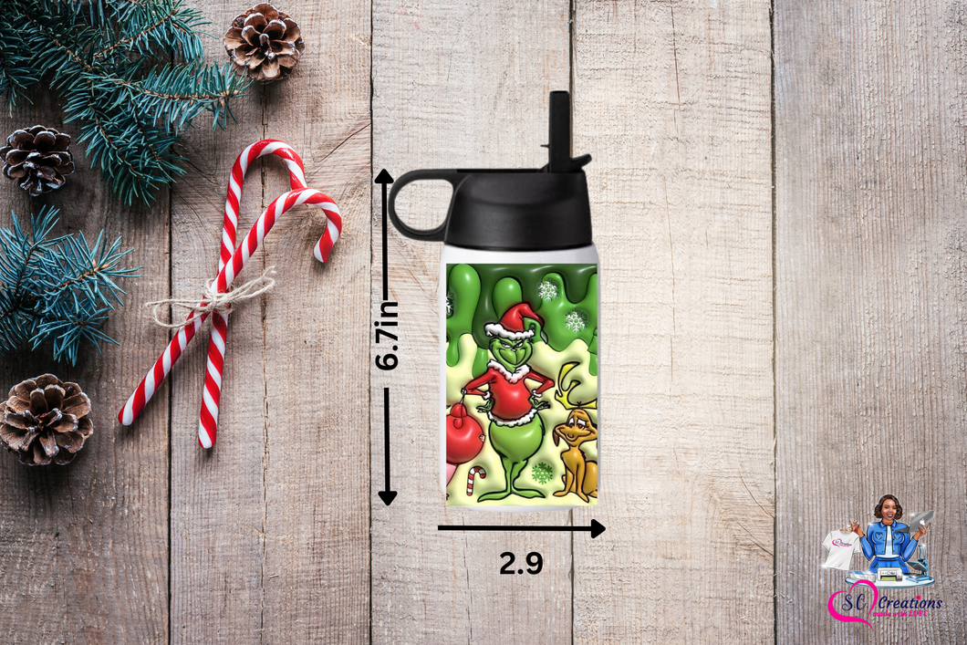 12oz Kids Christmas Tumbler-Gmas Design 2