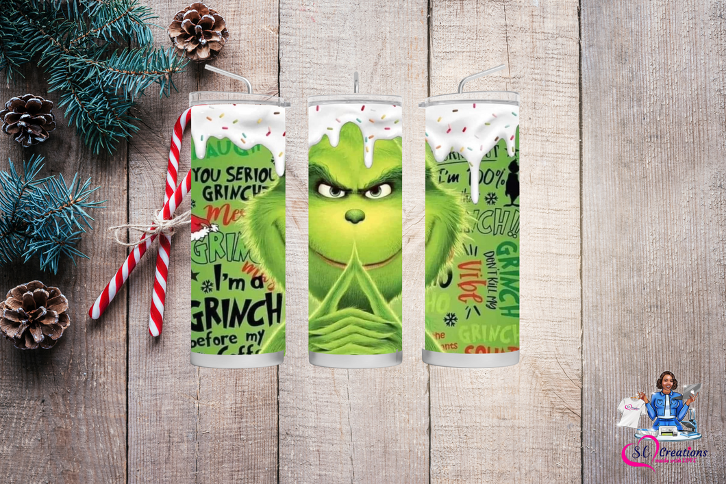 20oz Christmas Tumbler-G.mas Design