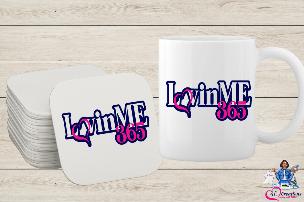 Luvin ME 365 Mug and Coaster Set