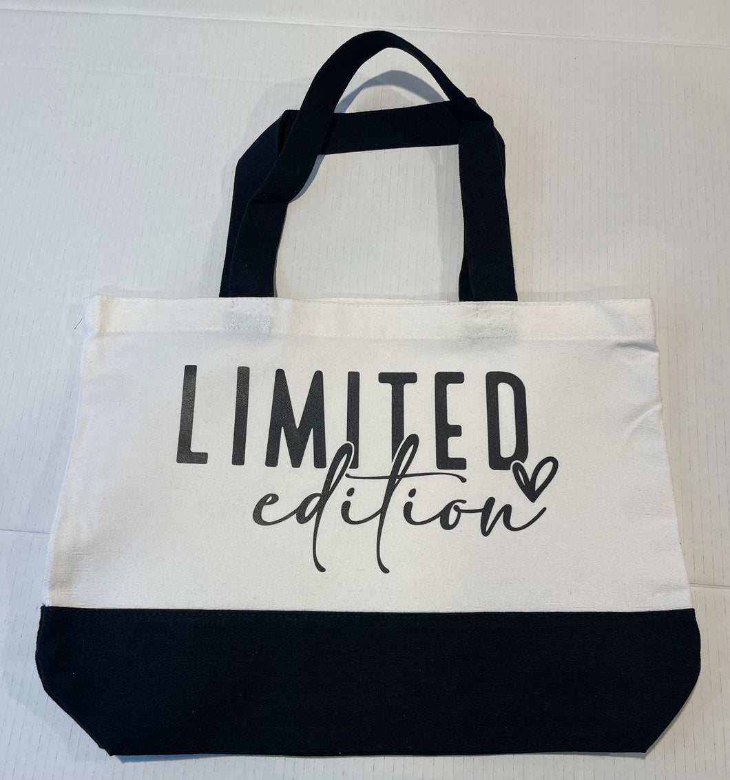 Limited Edition tote bag without zipper